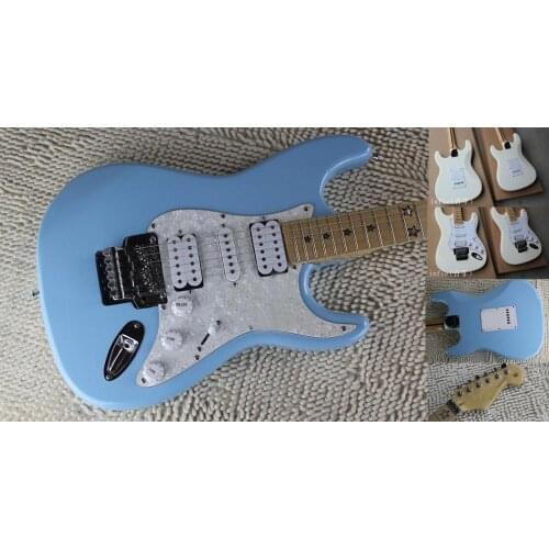 High quality ST electric guitar fretboard pentagram double roll guitar