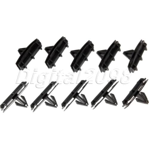 25pcs Fender Panel Flares Moulding Clips Retainer Plastic Rivet Bumper Fastener 68039280-AA For Jeep Wrangler JK 2007-2015