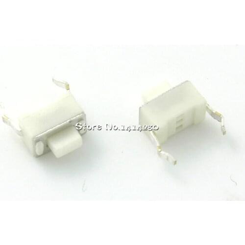 100Pcs DIP-2Pin Tact Switch 3x6x4.3 mm connectors Push button 3*6*4.3mm Tactile Switches