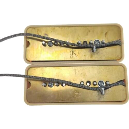 2pcs Soap-bar Electric Guitar Single Coil Pickup Neck & Bridge 85x37x25mm