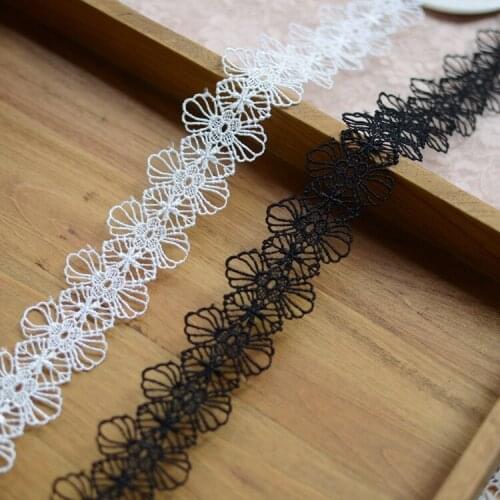3yards 4cm Doreen Beads Embroidered Lace trim DIY For Skirt Trousers Socks Wedding Dress Hat Bracelet Garment Sewing Accessories
