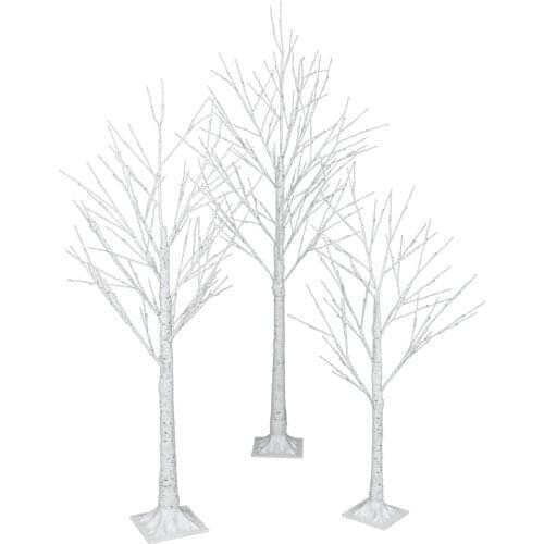 4FT Snowflake Christmas Tree with 48 LED Lamp 190811213