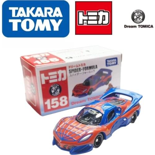TOMY Alloy Car Dream Tomica Spiderman Supercar Toys Suitable For Childrens Palm Size Exquisite Appearance Childrens Gifts