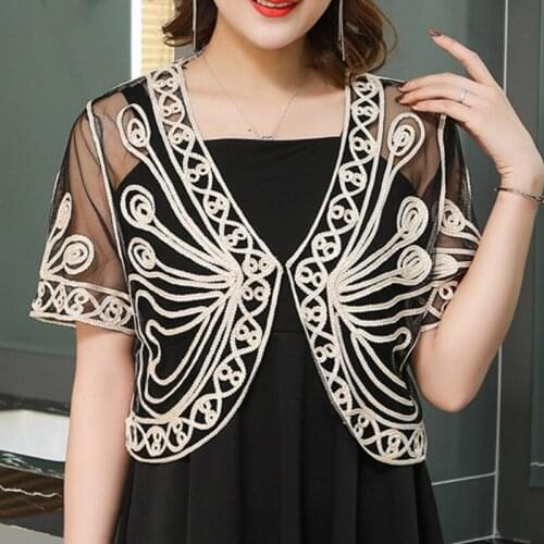 Blouses Woman 2021 Summer Blouse Tops Women Short Sleeve Cardigan Short Blouse Women V-neck Hollow Lace Blouse Shirt Blusas C996