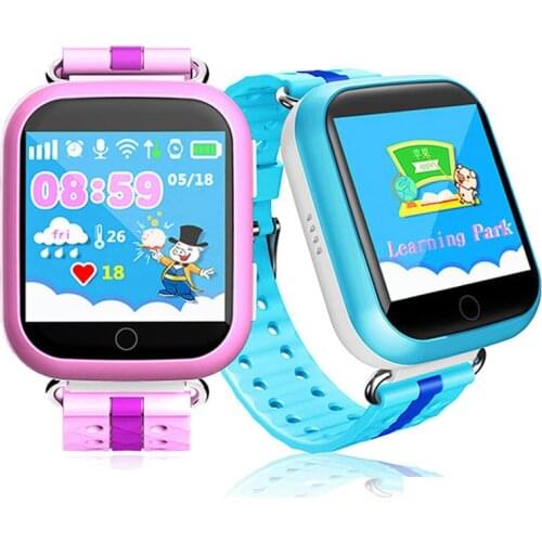 Kids Anti-lost Smartwatch Q100 Touch Childrens Satellite Positioning Watch Mobile Phone SOS Call Location GPS Electronic Watch
