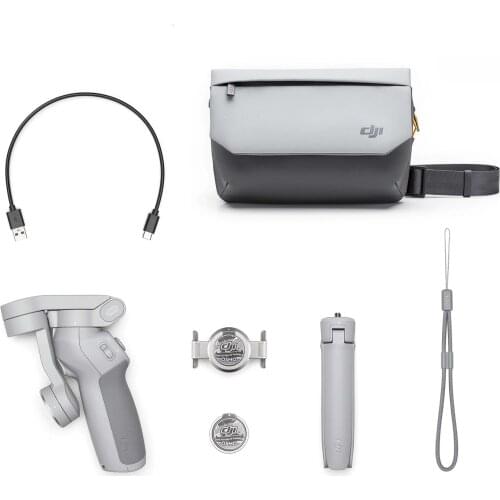DJI OM 4 Combo include Sling Pouch and Grip Tripod Handheld 3-Axis Smartphone Gimbal Stabilizer Vlog YouTube Live Video