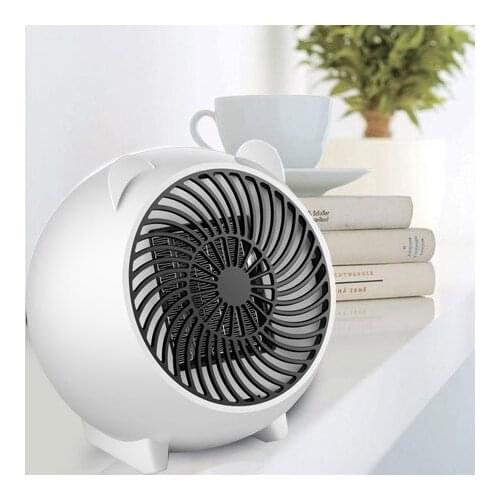 Ceramic Heater Energy Efficient Space Saving Portable Heater Desktop Display Warm Heater for Living Room Office