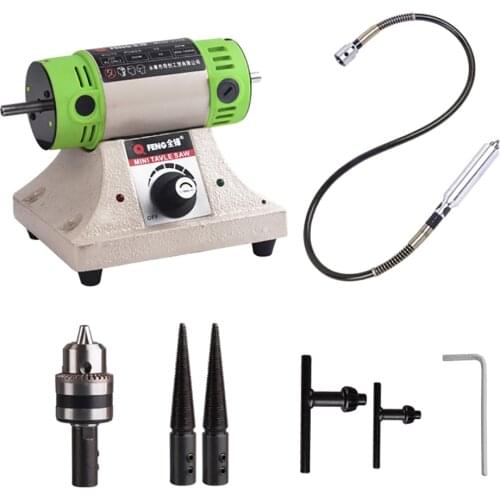 220V Multi-Purpose Jade Wood Carving Machine Electric Grinder Polishing Cutting Machine 800-10000RPM 380W