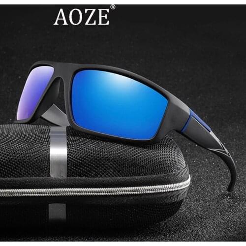 2021 Mens rectangular sunglasses | ladies fashion sports sunglasses, fishing driving glasses, UV400 protection 1906
