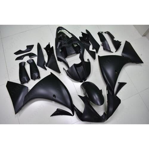 Plastic Fairings for YAMAHA YZFR1 2009 - 2011 Matte Black Bodywork YZF1000 R1 2010 Full Body Kits YZF1000 R1 2011