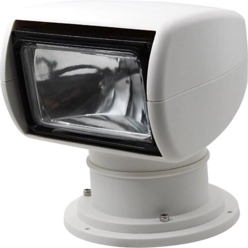 Portable RV Boat Yacht Spotlight 12V 100W Remote Control Searchlight Light, White