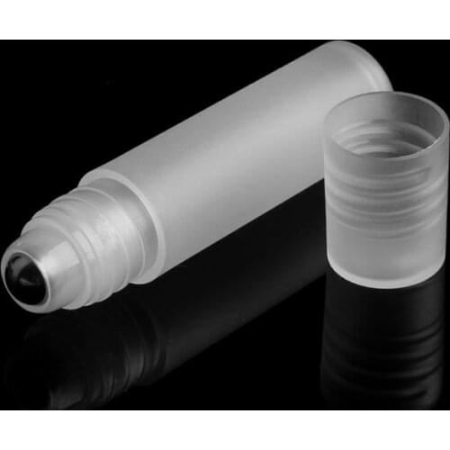 5ml/10ml Empty Roll On Stainles Steel Roller Ball Liquids Oil Perfume Bottle New