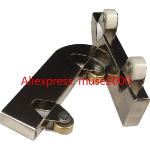 Cabinet arcylic box Glass exhibition window pulley Single row steel nylon roller glidewheel sheave display cabinet show case