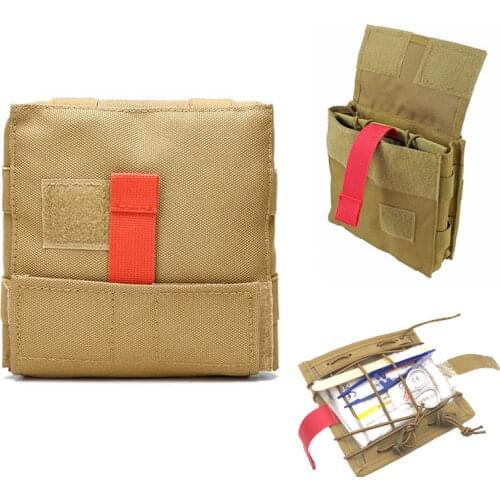 Tactical Molle First Aid Kits Army Military Airsoft EDC Medical Bag Outdoor Hunting Camping Survival Emergency Tool Waist Pouch