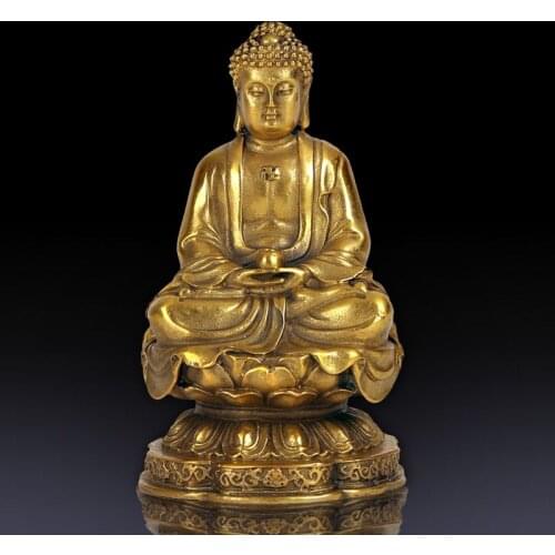 Opening the ligh Resin ornaments Shakya Mani Buddha statue Tathagata Buddha ornaments the location of a house or tomb figure