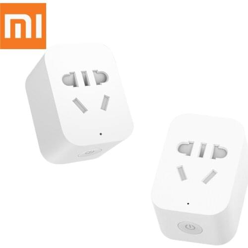 Original Xiaomi Smart Socket Bluetooth Gateway Version Wireless Remote Control Adaptor Power On Off Work With Mihome APP