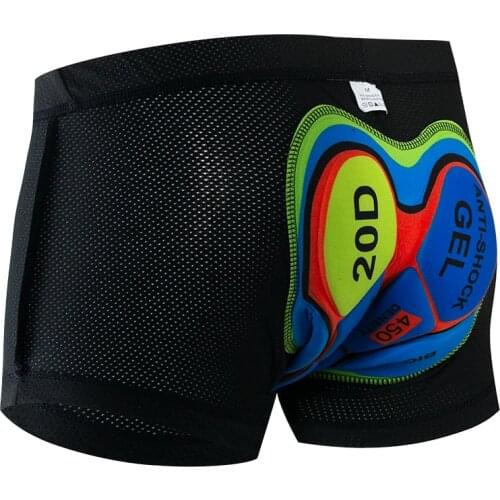 Fualrny 2021 Upgrade Cycling Shorts Cycling Underwear Pro 19D Gel Pad Shockproof Cycling Underpant Bicycle Shorts Bike Underwear