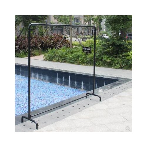 Clothing store hanger display rack wedding dress men and women clothes floor hanging Nakajima rack side rack 005