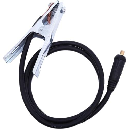 300A Ground Welding Earth Cable Clamp Clip for MIG TIG ARC Welder 1.5M/ Cable 10-25 Plug Weld Holder Welding Soldering Supply To