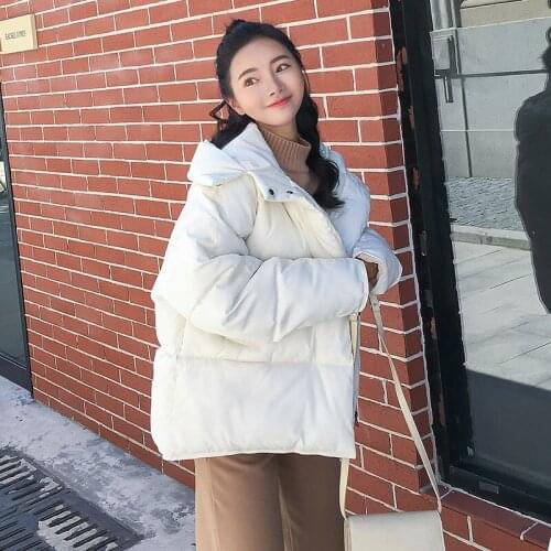 Winter Jacket Women Parka Female Winter Coat Female Short Clothes Thick Warm Cotton Coats Hooded Pink Jackets LWL1139