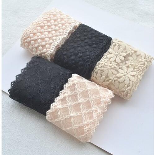 1 meter Mesh Embroidery Flower Lace Trim Ribbon Diy Craft Bow Hair Accessories Sewing Decoration Fabric