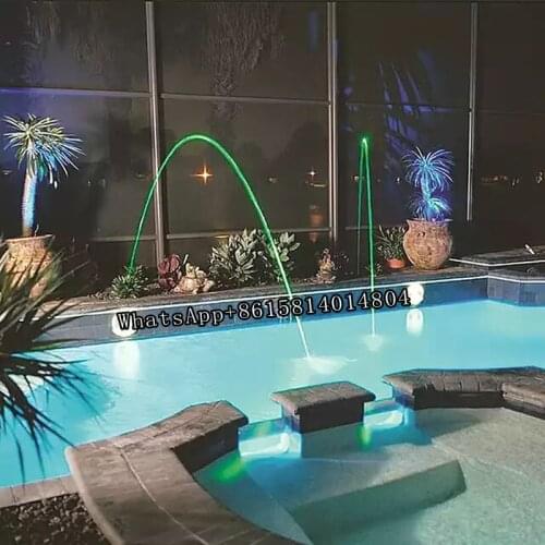 1PC Colorful Laminar Flow Jet With RGB Indoor Jumping Jets Water Fountain