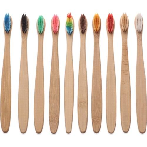 1PC Eco Friendly Bamboo Toothbrush Soft Bristle Natural Handle Durable Unisex Oral Care Teeth Protector Health Teeth Brushes