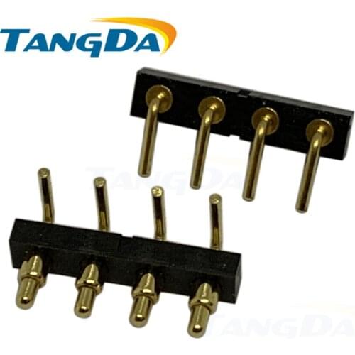 4P 4pin pitch:3.0mm bent spring thimble connector pogopin antenna terminal intelligent robot probe conductive needle 3.0 mm 3 AG