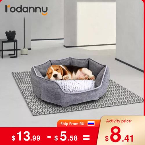 Rodanny Super Soft Pet Bed Cat House Cotton Warm Dog Couch Camas Para Perros Pet Supplies S-L
