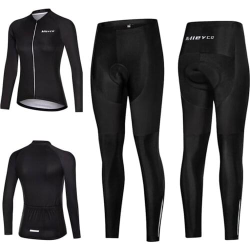 Summer Women Cycling Clothing Bicycle Jersey Set Long Sleeve Pro Team Mtb Wear Anti-UV Ladies Mountain Bike Road Outdoor Uniform