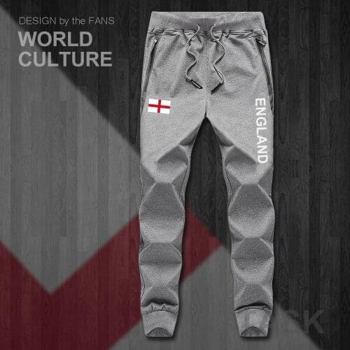 England English ENG UK mens pants joggers jumpsuit sweatpants track sweat fitness fleece tactical casual nation country flag new