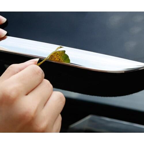 Back Door Trim Shell Car Accessories Molding Trim Stainless for Toyota RAV4 2013 2014 2015 2016 Tailgate Rear Door Bottom Cover