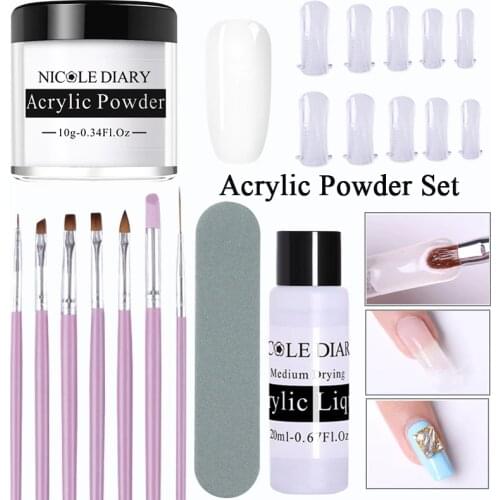 NICOLE DIARY Transparent Acrylic Powders