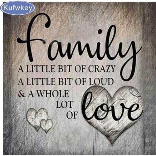 Full square/round 5D DIY diamond painting "Family love letter "3D embroidery pattern cross stitch kit mosaic home decor stickers