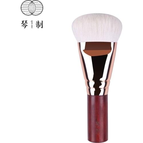 QINZHI Professional Handmade Make Up Brush 110 Multi-task Contour Blush Foundation Brush Soft Saibikoho Goat Hair Makeup Brushes