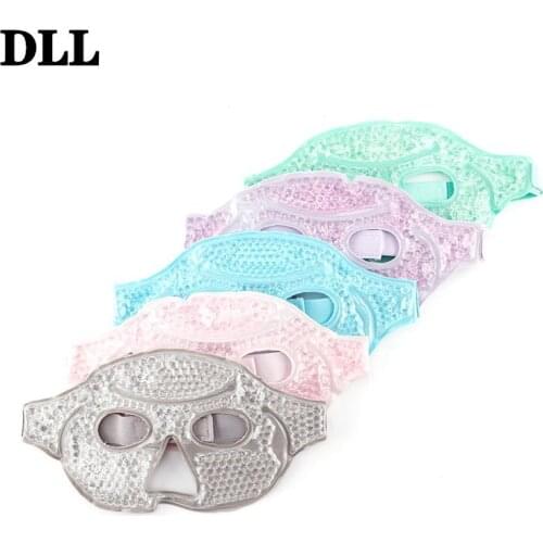 Travel Therapeutic Hot Cold Compress Pack with Cover Gel Beads Sleeping Eye Mask-Get Rid of Puffy Eyes-Migraine Relief,Sleeping