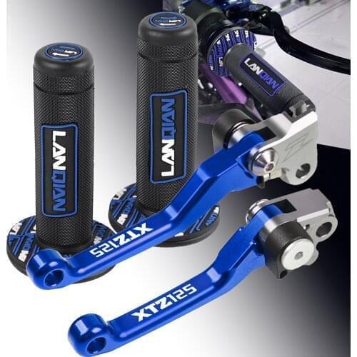 Dirt Bike Motorcycles Handle grips handlebar grip & short Brake Clutch Lever For YAMAHA XTZ125 XTZ 125 2003-2016 2015 2014 2013