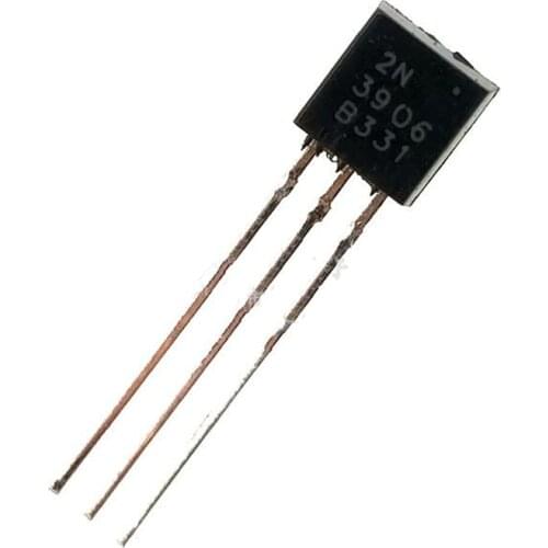 50pcs / lot 2N3906 TO-92 PNP Power Triode made in China