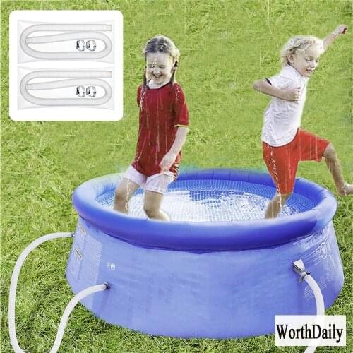 Swimming Pool Replacement Hoses Garden Swimming Pool Accessories Swimming Pool Pump Durable Translucent Hose with Metal Clip