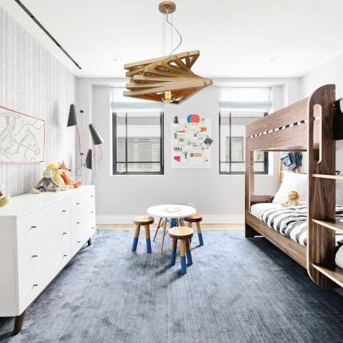 Modern Japan wood pendant light LED E27 light bulb AC85-265V 40cm in diameter restaurant bedroom pendant lamp bar Indoor light