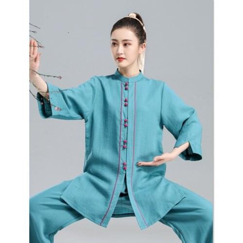 Tai Chi Martial Arts Sport Exercise Clothing Outdoor Fitness Jiu Jitsu Judo Bjj Aikido Wushu Wear Suits Kung Fu Uniform Sets