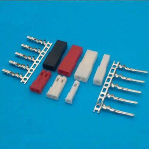 SYP JST 2.54mm 2PIN Connectors Kits Set: Plug + Socket + Male Female Terminal 100set/LOT