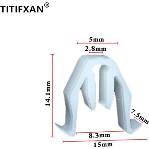 10PCS Auto plastic fastener clip for Toyota RAV4 Highlander Yaris Verso dashboard center console navigation CD DVD audio panel