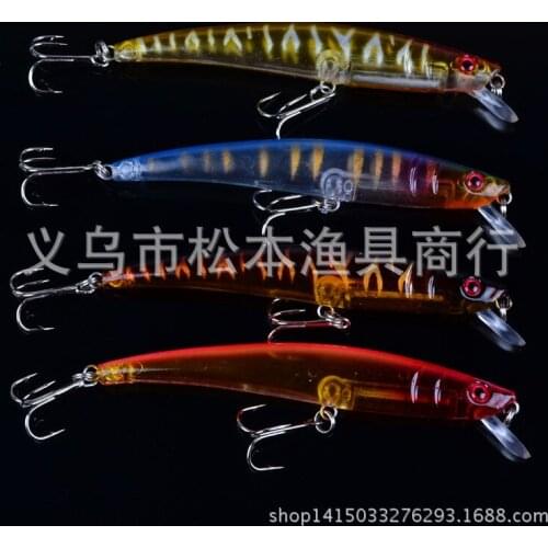 280pcs/lot 4.5" 11.5cm classic bait lures hard plastic bait lures bait m 0.4OZ 11.2g with Hooks bionic bait DW-14s1207x