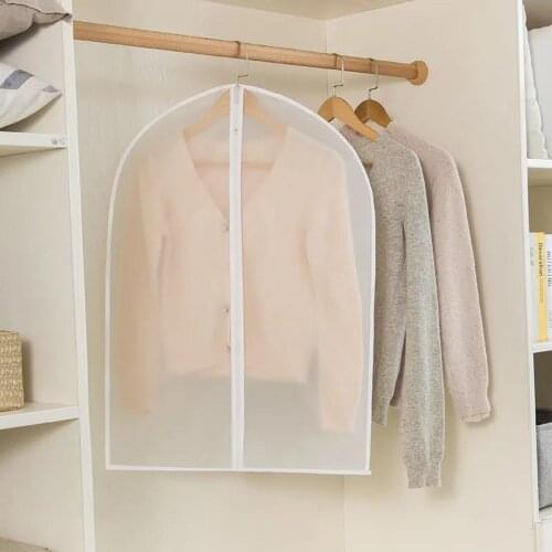 5/10PCS Clothes Hanging Garment Dress Clothes Suit Coat Dust Cover Storage Bag Pouch Case Organizer Wardrobe Hanging