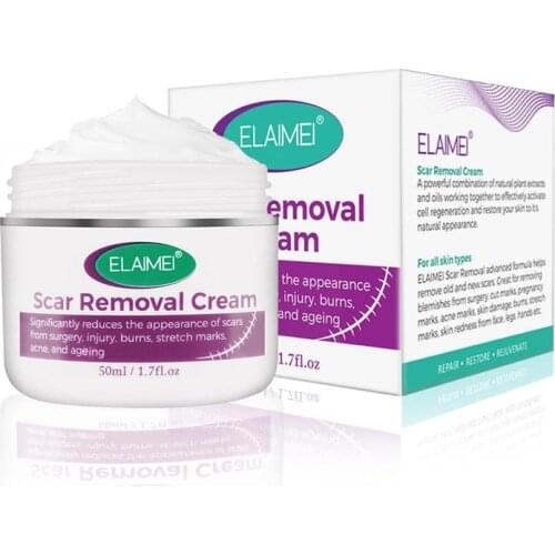 50ml Scar Removal Cream Moisturizing Stretch Marks Acne Repair Cream Mark Removal Repair Cream Relief Burns Scars Acne N2J0