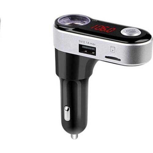 Bluetooth Car Kit Handsfree Set FM Transmitter MP3 music Player 5V 2.1A Dual USB Car charger Support Micro SD Card 1G-32G