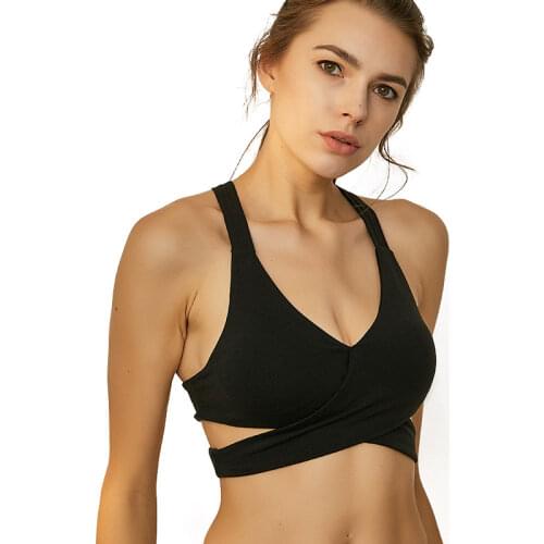 Brassiere Sport Woman Fitness Top Female Cross Nylon Sexy Gym Bra Jogging Femme Yoga Bra Underwear Sports Bra Active Wear Women