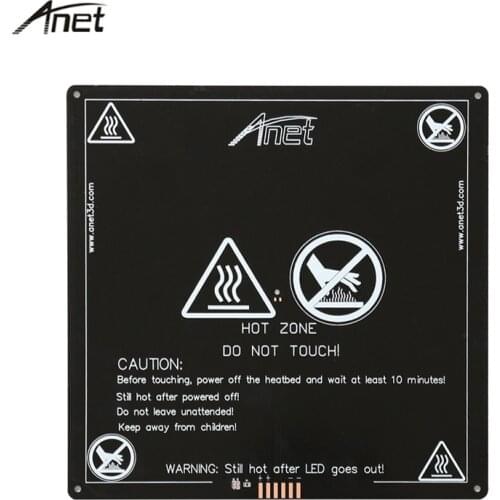1Pcs/lot 12V Black Aluminum Heatbed HotBed MK2B 220mm*220mm*3mm Aluminum Plate for Mendel RepRap 3D printer