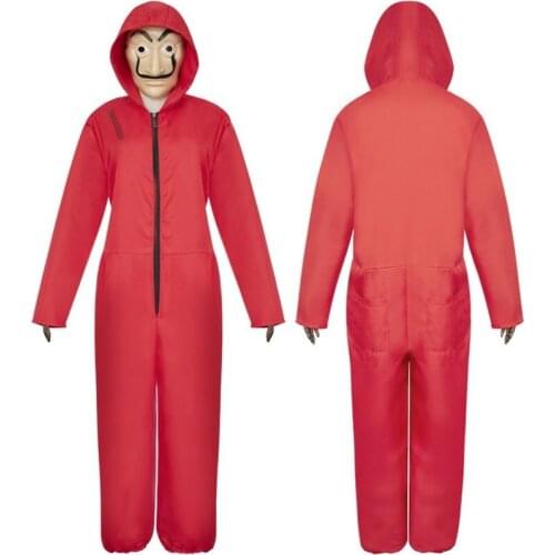 COSTAR 2020 The House of Dali Cosplay La Casa de Papel Face Fantasy Party Halloween Costume For Children Costume by Salvador